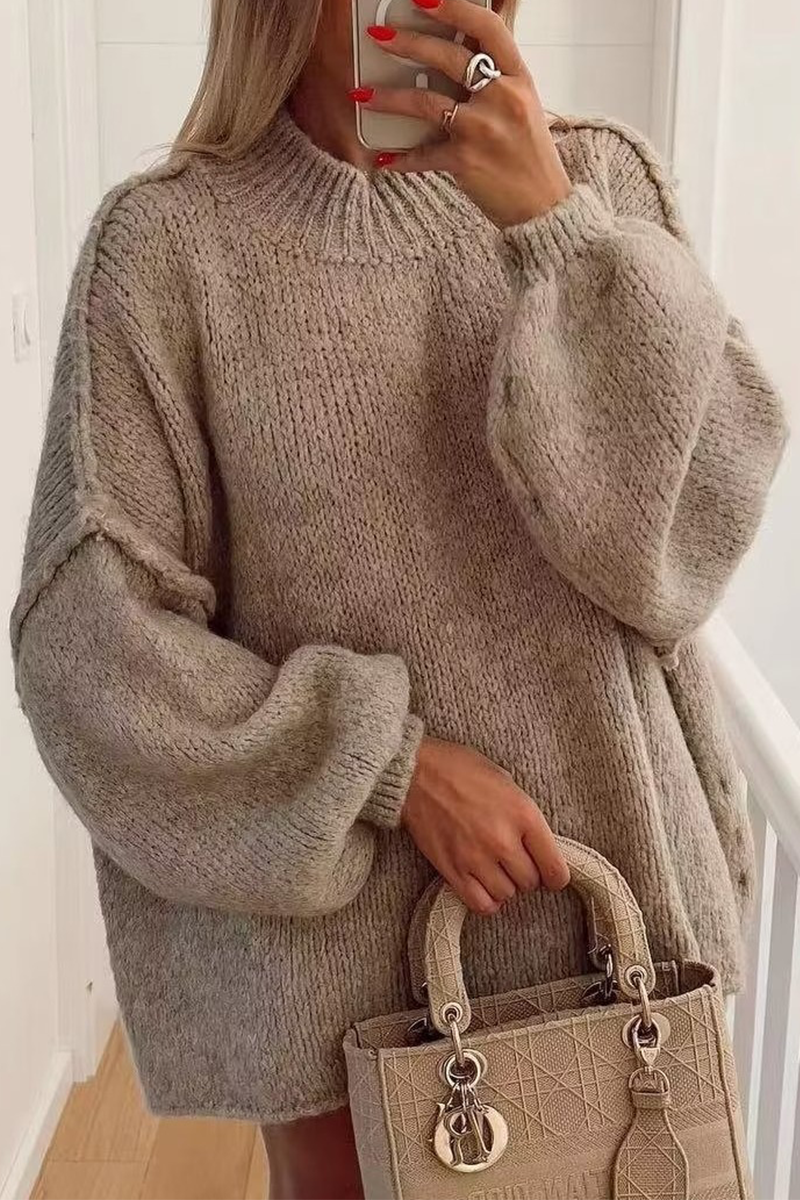 Daily Color O Neck Sweaters(4 Colors)