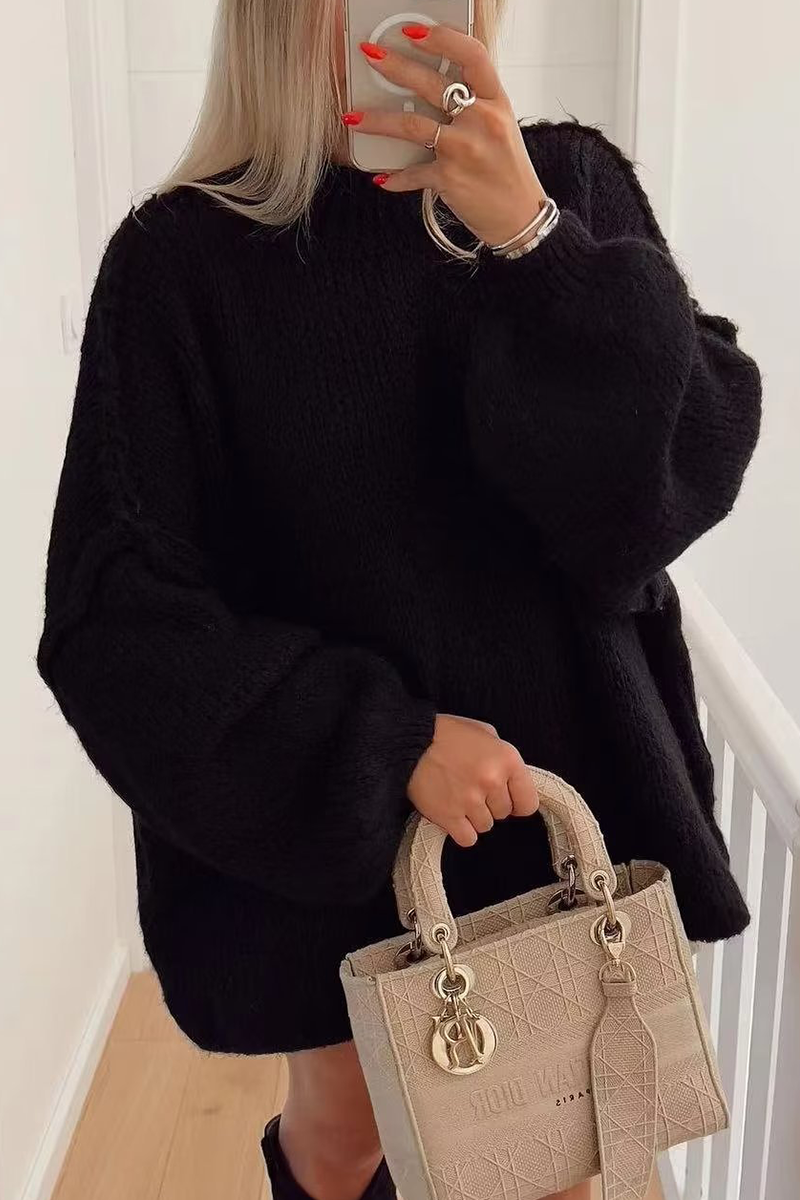 Daily Color O Neck Sweaters(4 Colors)