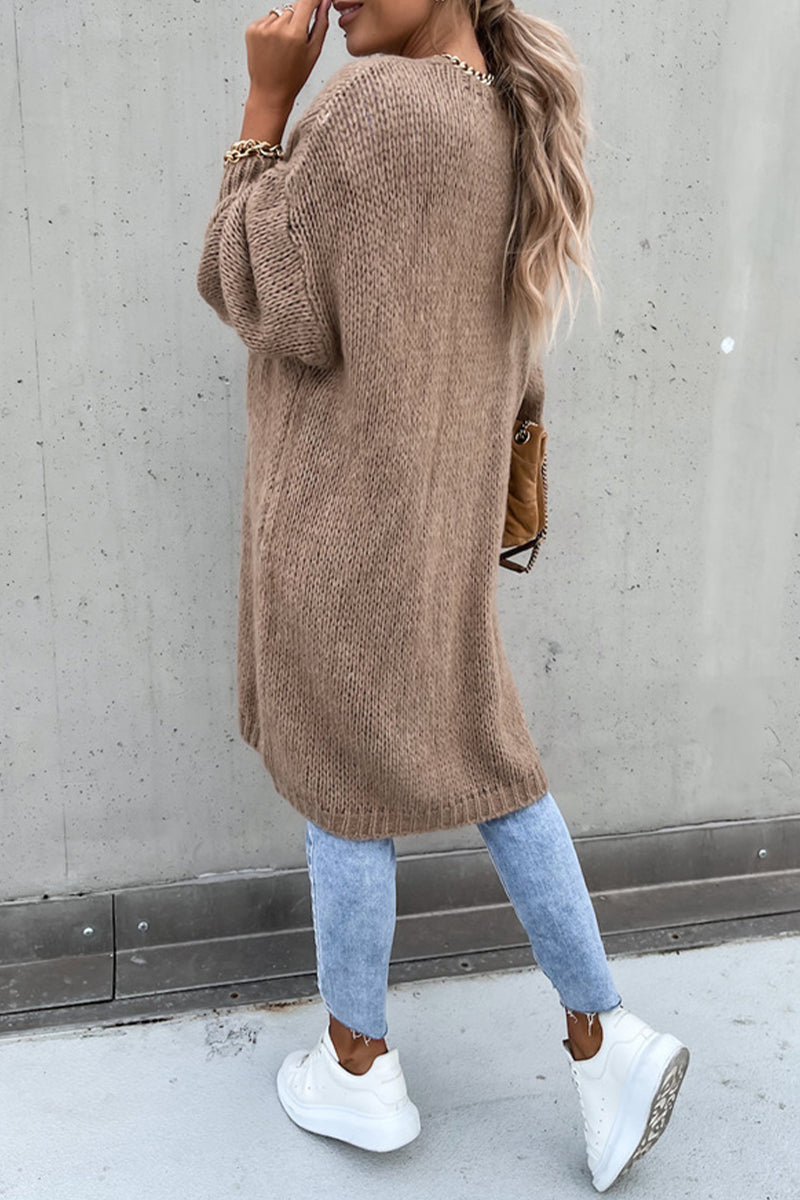 Daily Weave Cardigan Collar Cardigans(3 Colors)