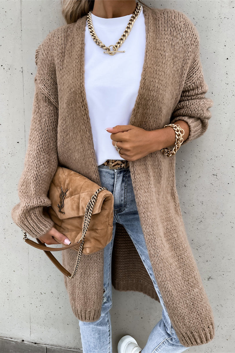 Daily Weave Cardigan Collar Cardigans(3 Colors)