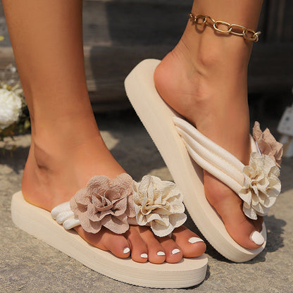 Patchwork Flowers Round Comfortable Shoes(4 Colors)