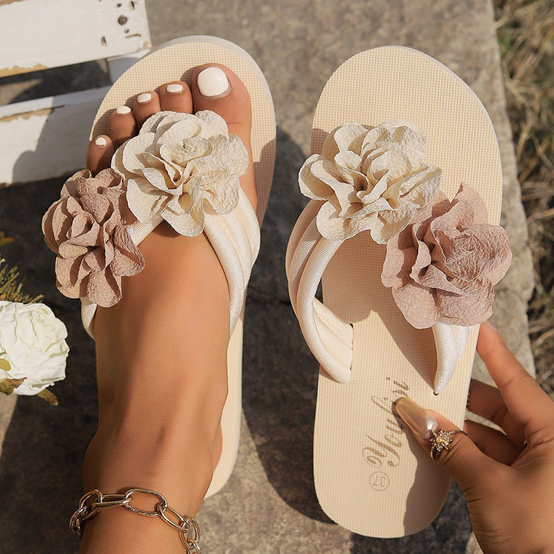 Patchwork Flowers Round Comfortable Shoes(4 Colors)
