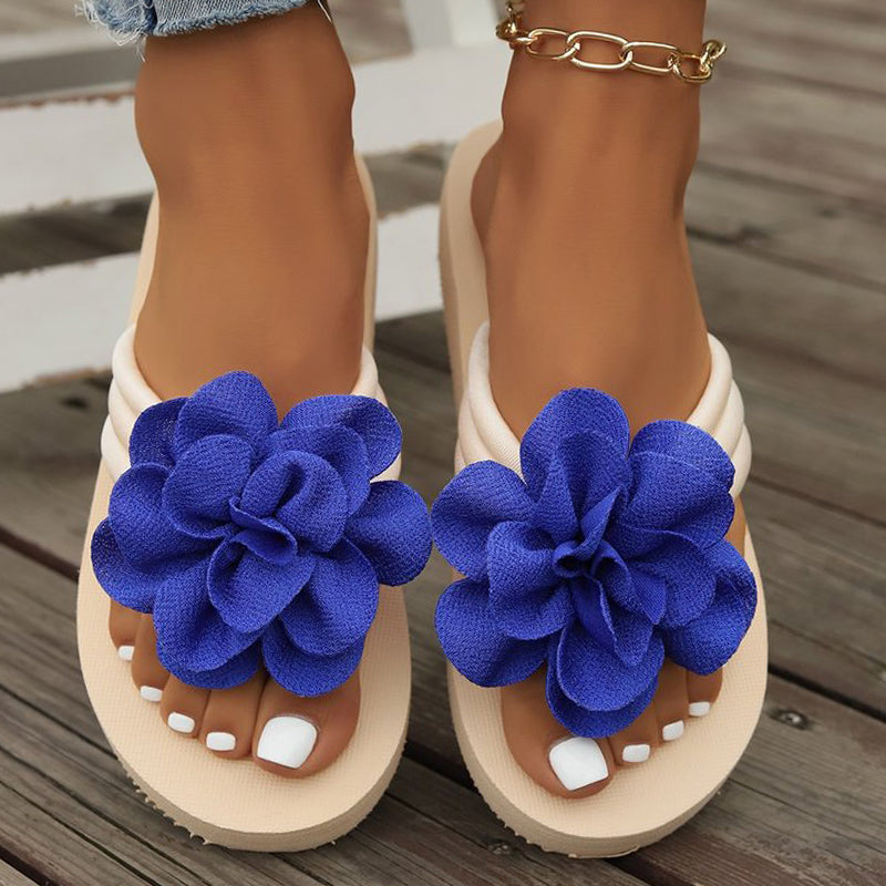 Patchwork Flowers Round Comfortable Shoes(4 Colors)