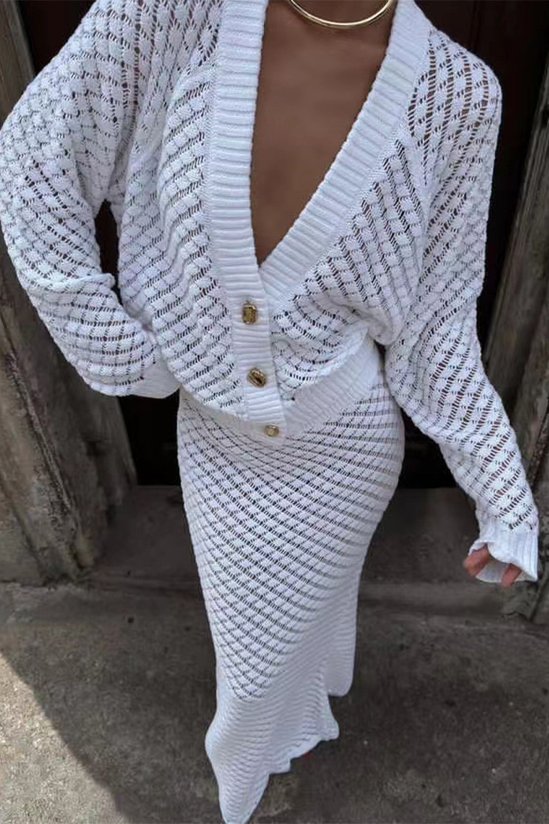 Elitha – Daily Hollow-out Two-piece Set