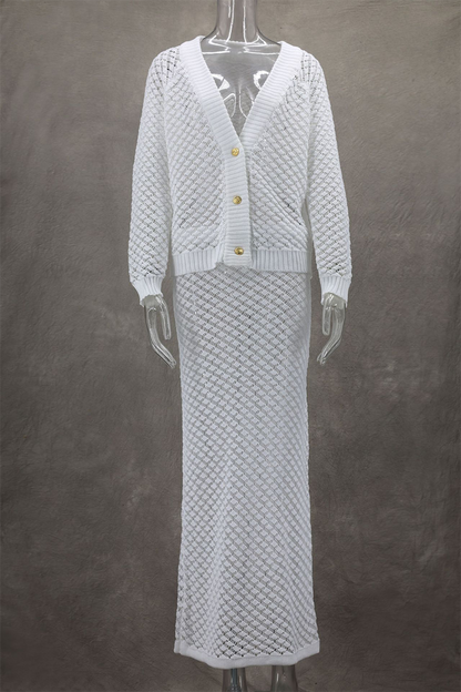 Elitha – Daily Hollow-out Two-piece Set