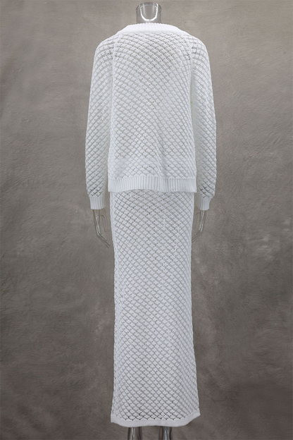 Elitha – Daily Hollow-out Two-piece Set