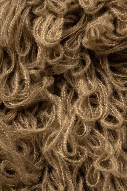 Fringed Trim Zipper Turtleneck Sweaters