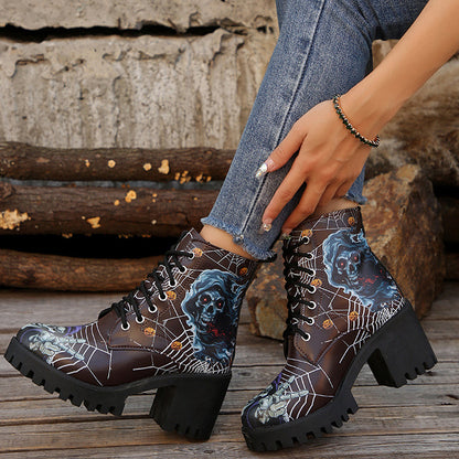 Patchwork Belted Round Comfortable Out Door Shoes(3 Colors)