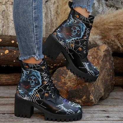 Patchwork Belted Round Comfortable Out Door Shoes(3 Colors)