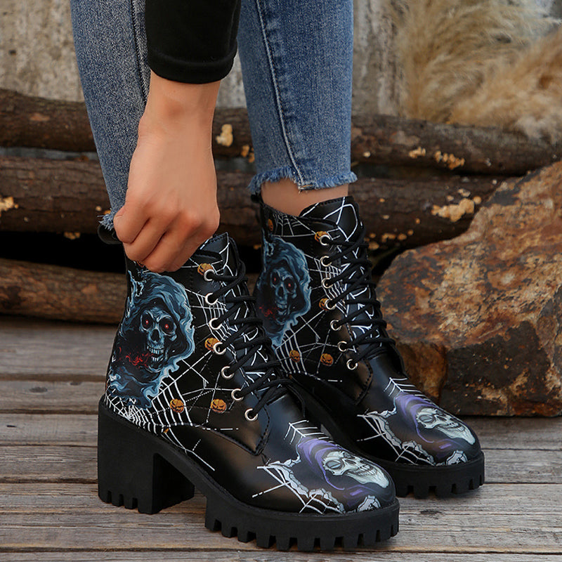 Patchwork Belted Round Comfortable Out Door Shoes(3 Colors)