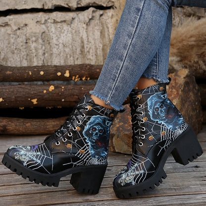 Patchwork Belted Round Comfortable Out Door Shoes(3 Colors)
