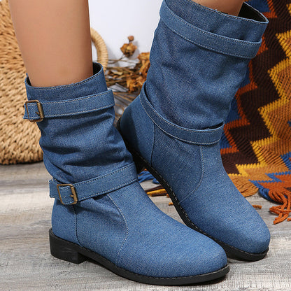 Patchwork Round Comfortable Out Door Shoes