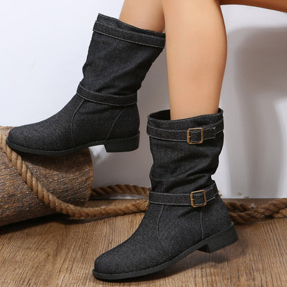 Patchwork Round Comfortable Out Door Shoes