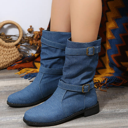 Patchwork Round Comfortable Out Door Shoes