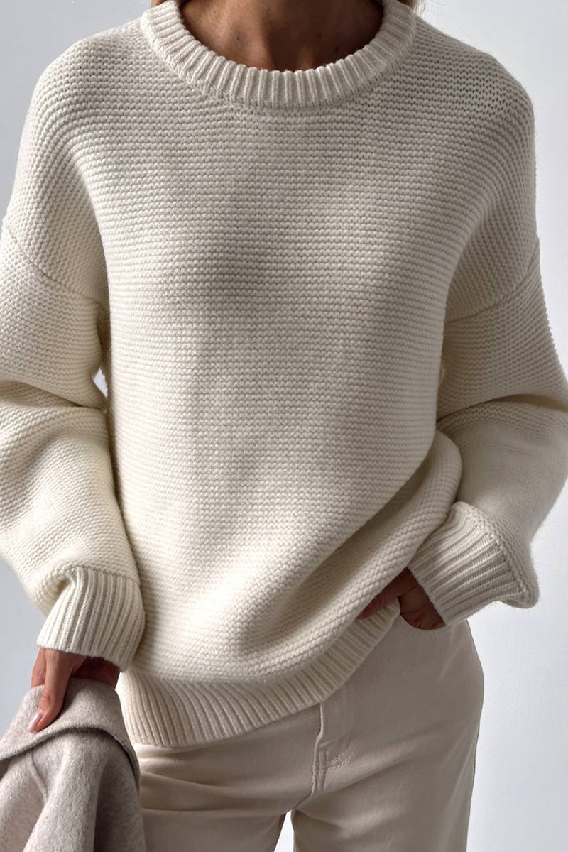 Daily Weave O Neck Sweaters