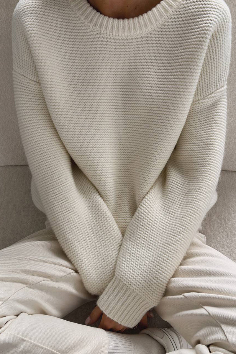 Daily Weave O Neck Sweaters