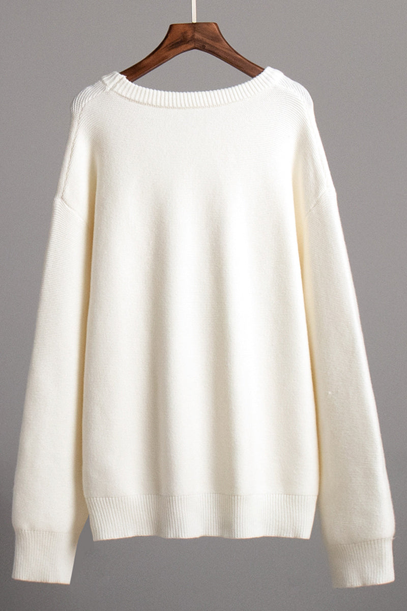 Daily Weave O Neck Sweaters