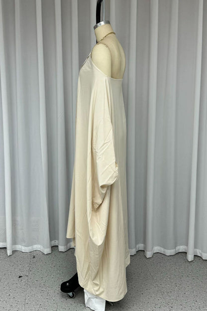 Backless Halter Lantern Skirt Dresses