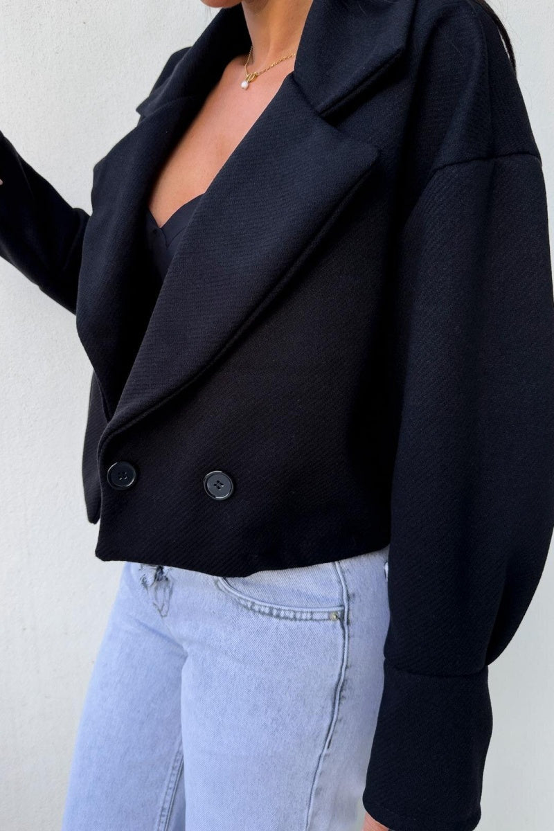 Cardigan Turndown Collar Outerwear(4 Colors)