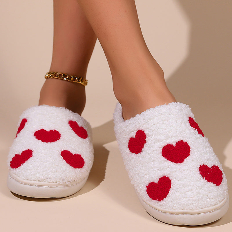 Patchwork Round Keep Warm Comfortable Shoes(4 Colors)
