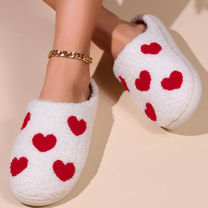 Patchwork Round Keep Warm Comfortable Shoes(4 Colors)