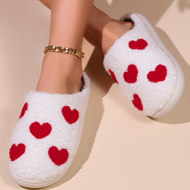 Patchwork Round Keep Warm Comfortable Shoes(4 Colors)