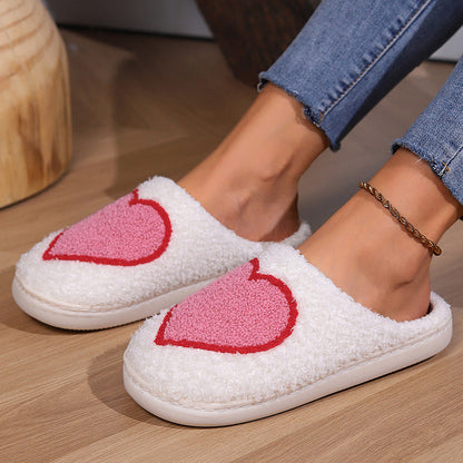Patchwork Round Keep Warm Comfortable Shoes(4 Colors)