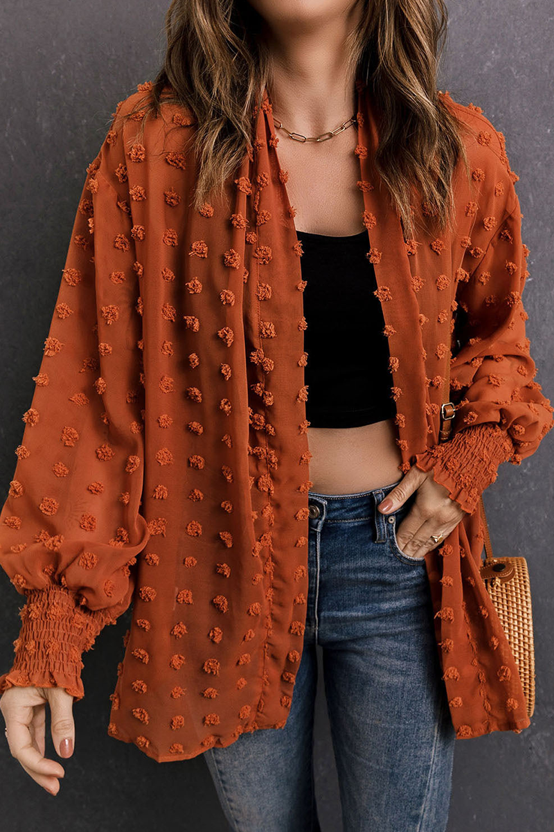 Fur Ball Cardigan Collar Outerwear(3 Colors)