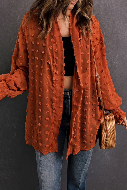 Fur Ball Cardigan Collar Outerwear(3 Colors)