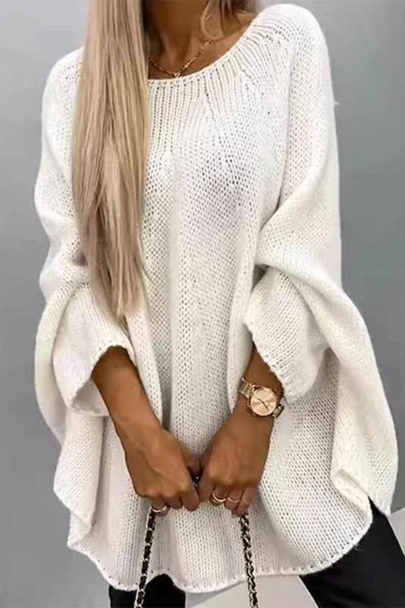Daily Patchwork O Neck Sweaters(5 Colors)