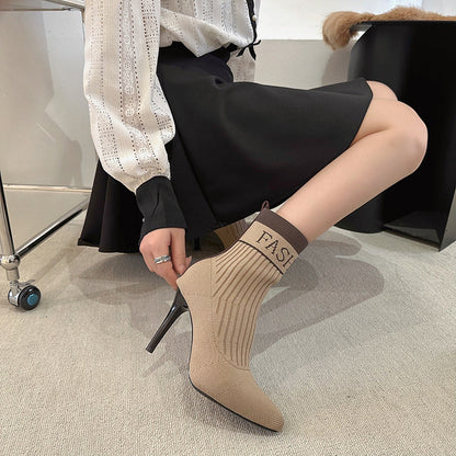 Contrast Pointed Out Door Shoes