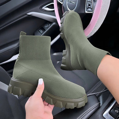 Patchwork Round Comfortable Shoes
