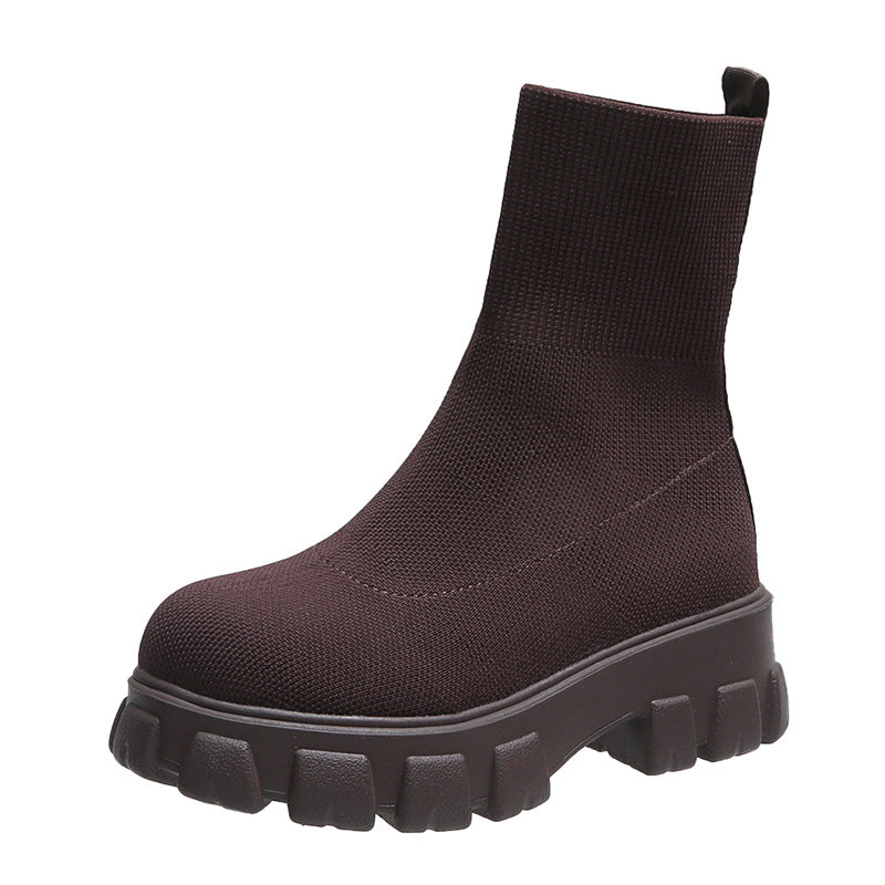 Patchwork Round Comfortable Shoes