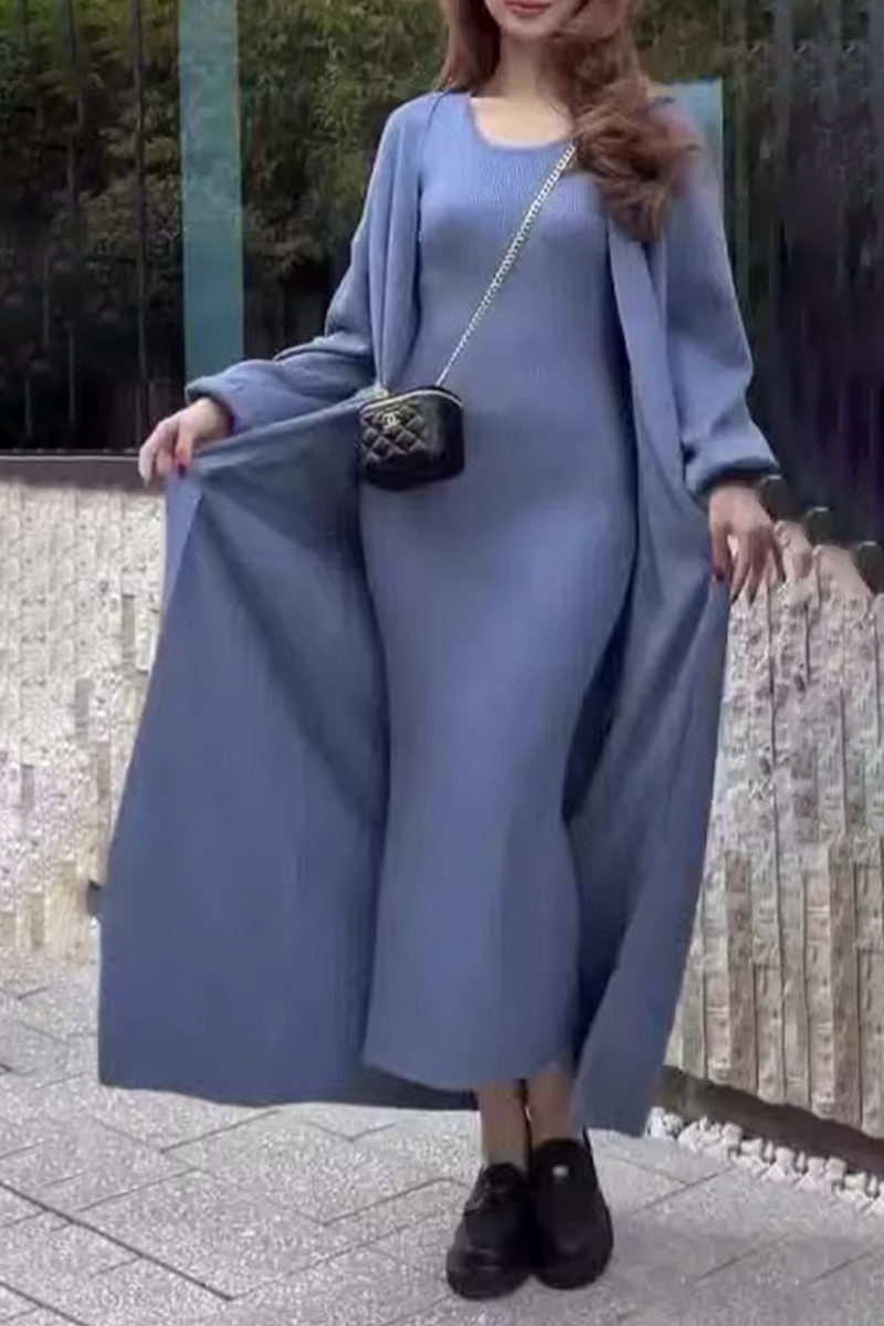 Milena – O-neck Long Sleeve Two-piece Set