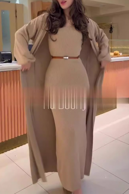 Milena – O-neck Long Sleeve Two-piece Set