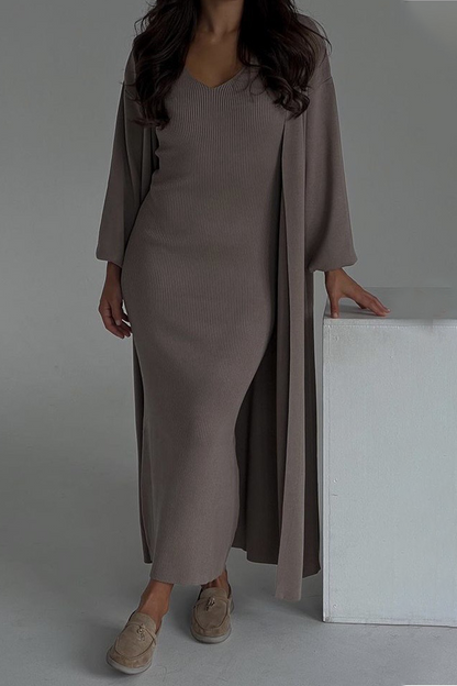 Milena – O-neck Long Sleeve Two-piece Set