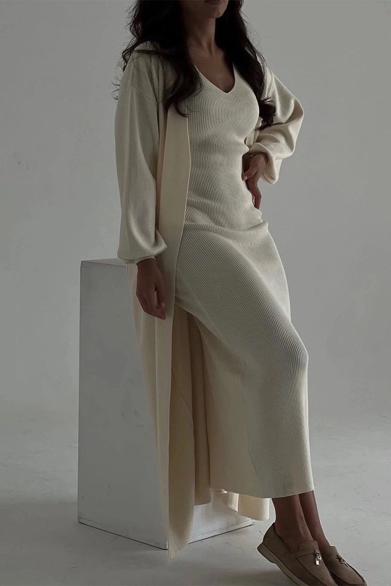 Milena – O-neck Long Sleeve Two-piece Set