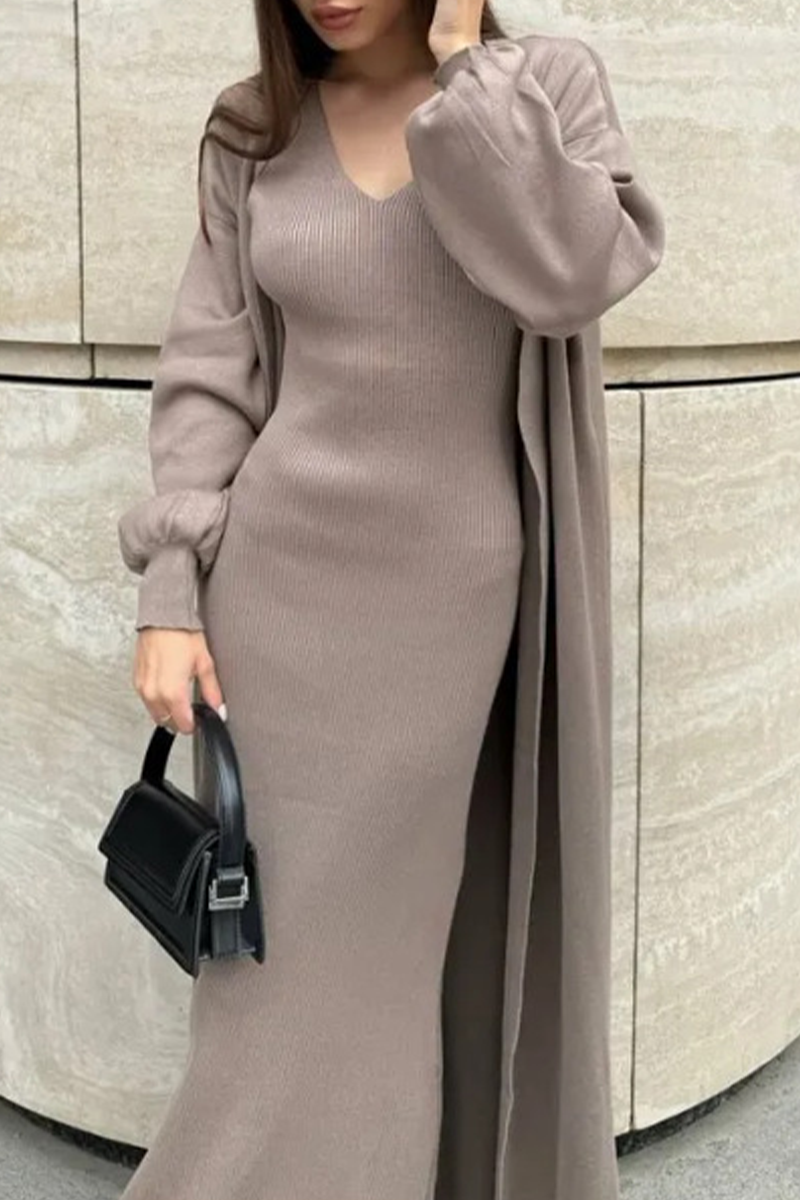 Milena – O-neck Long Sleeve Two-piece Set