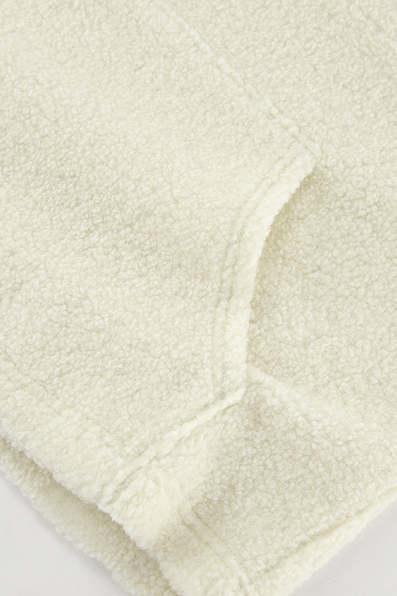 Daily Pocket Zipper Turndown Collar Hoodies