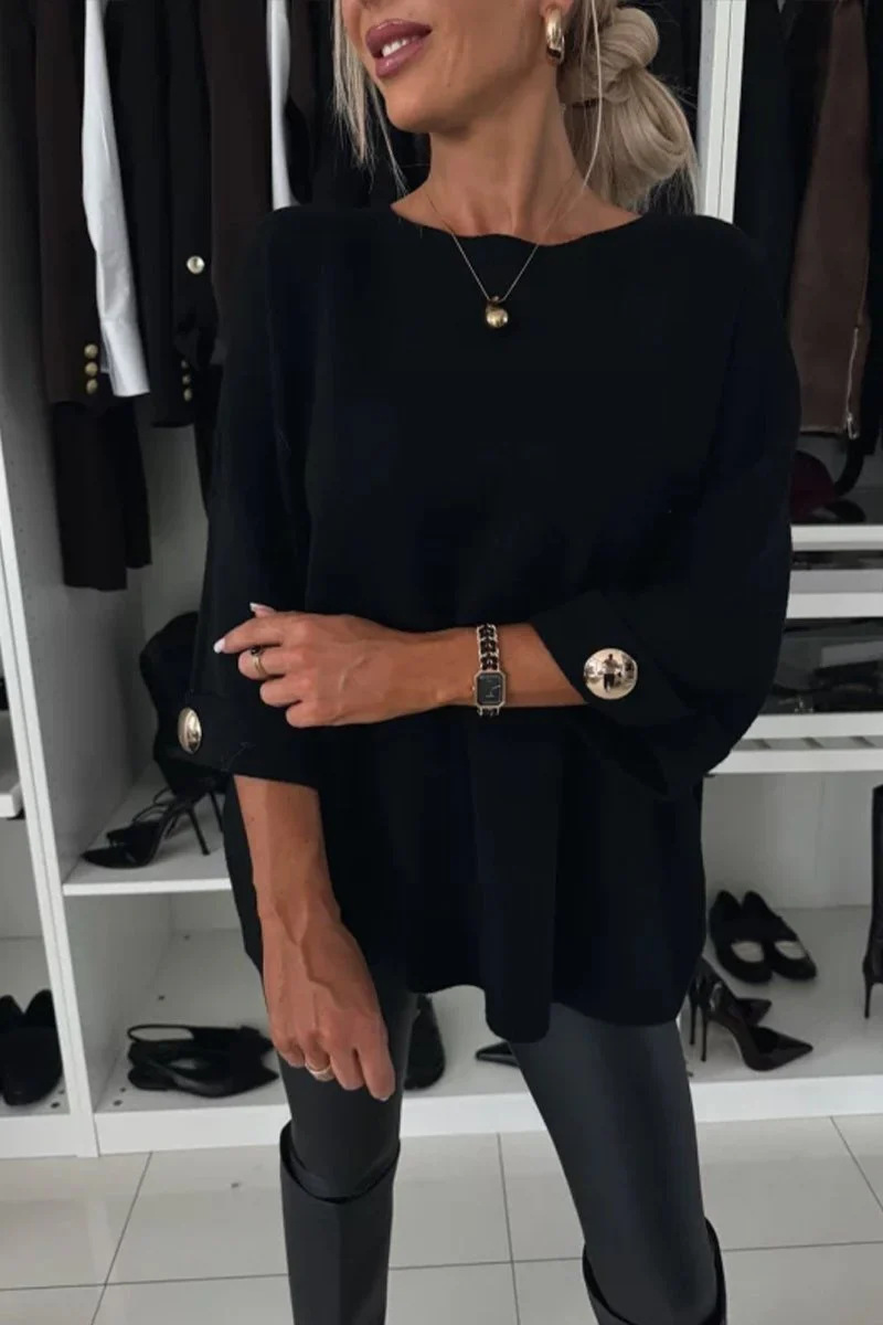 Color Weave O Neck Sweaters(5 Colors)