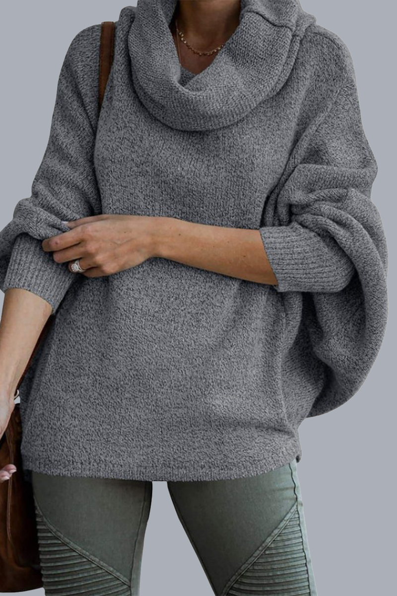 Daily Pocket Scarf Collar Sweaters(6 Colors)