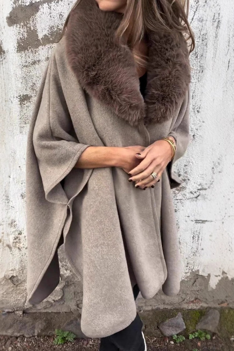 Patchwork Cardigan Turndown Collar Outerwear(3 Colors)