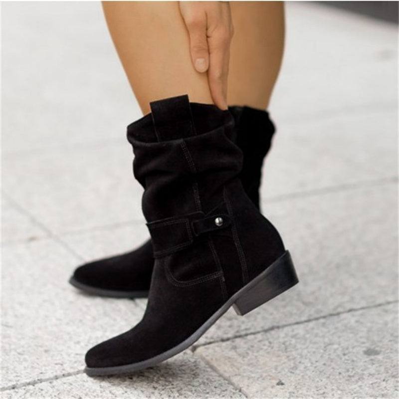 Daily Patchwork Pointed Comfortable Shoes(3 Colors)