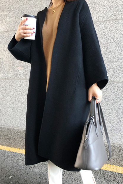 Street Pocket Cardigan Collar Outerwear(6 Colors)