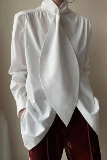 Daily Mandarin Collar Blouses