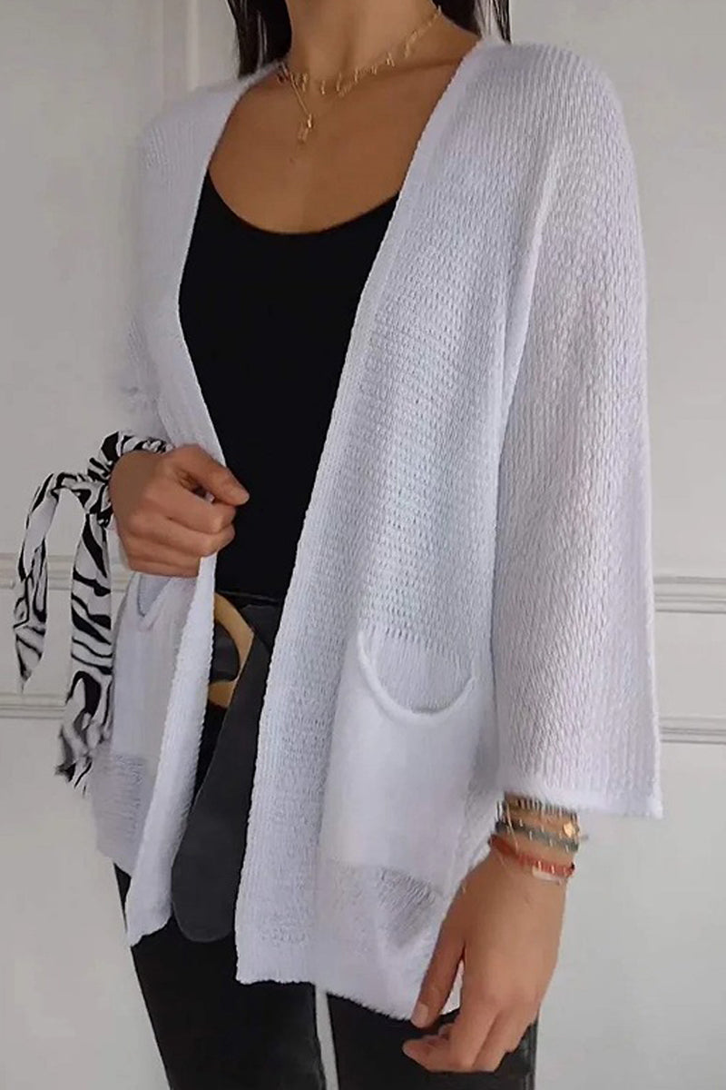 Color Pocket Cardigan Outerwear(7 Colors)