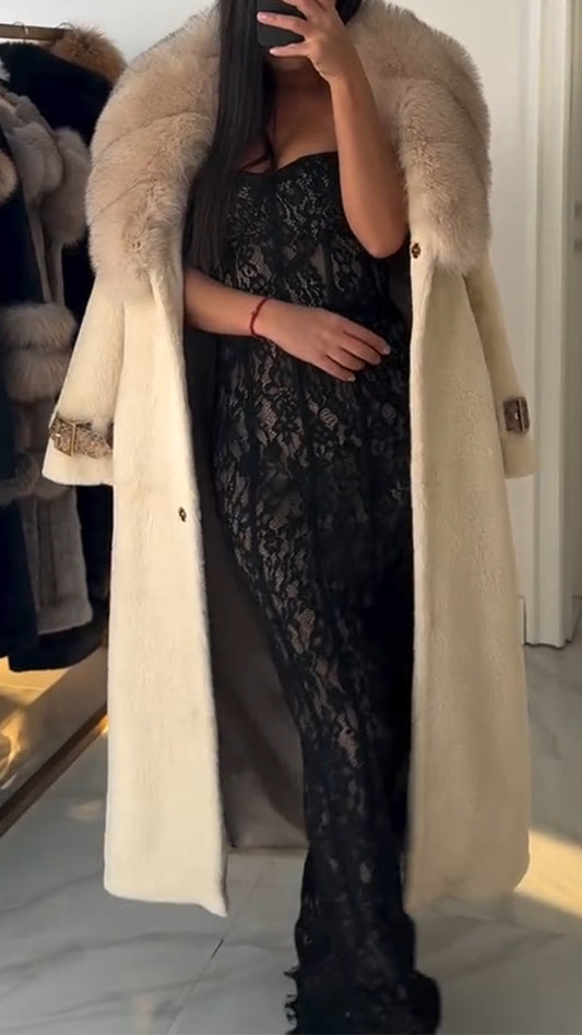 Fur Collar Temperament Coat