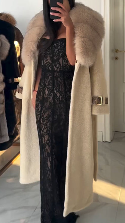 Fur Collar Temperament Coat
