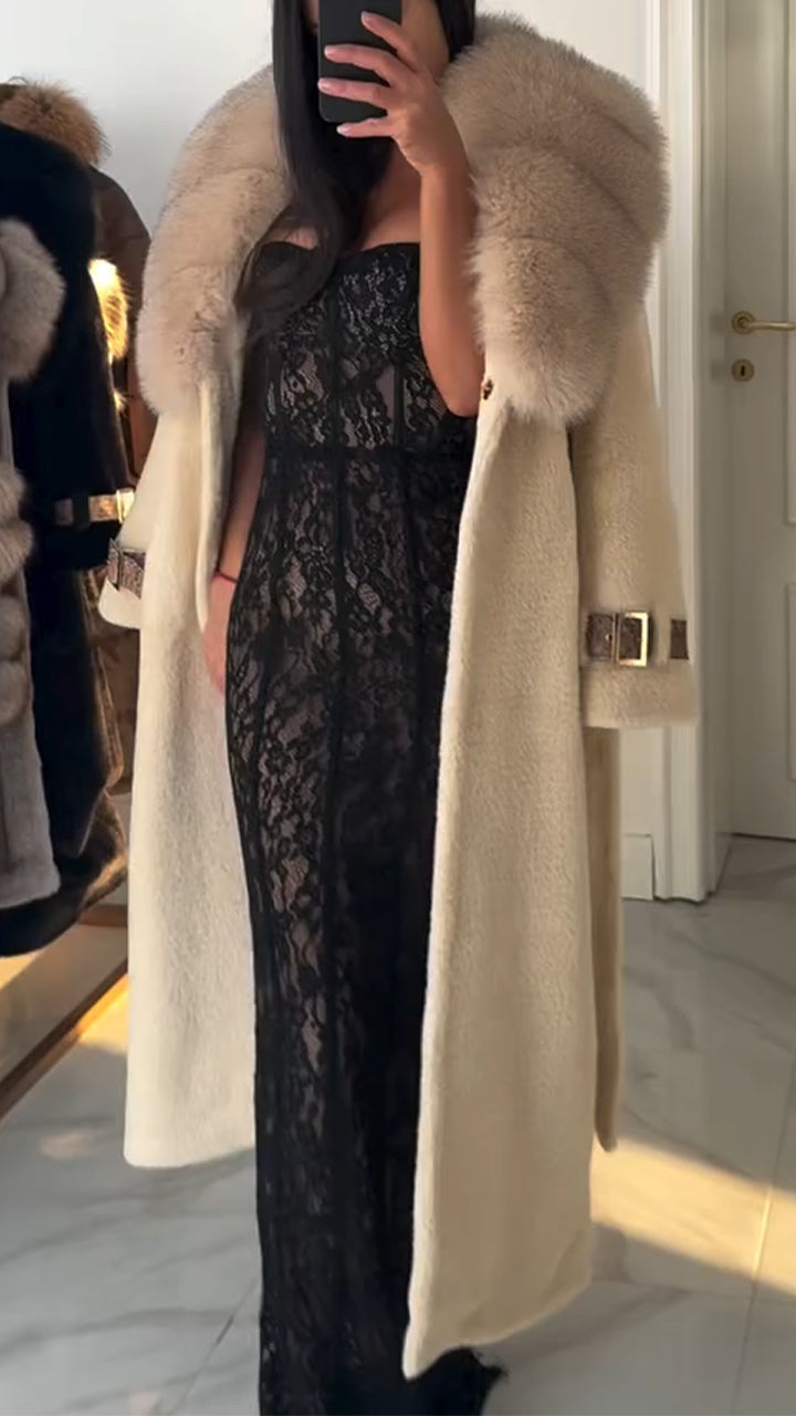 Fur Collar Temperament Coat