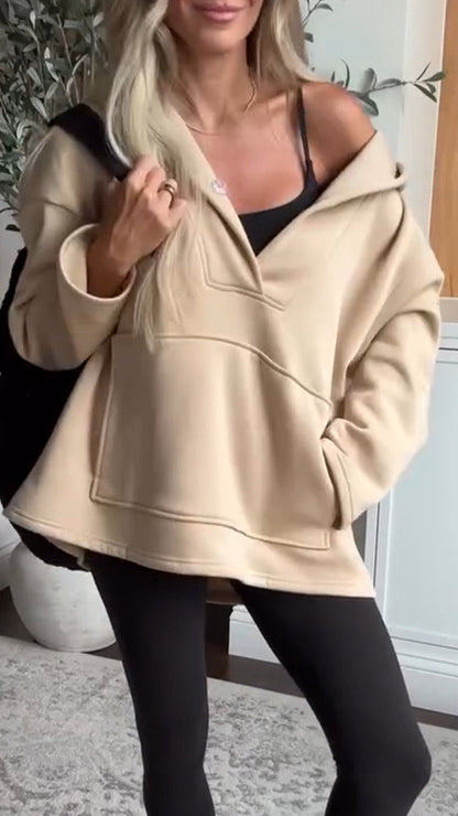 Color Hooded Sweatshirt